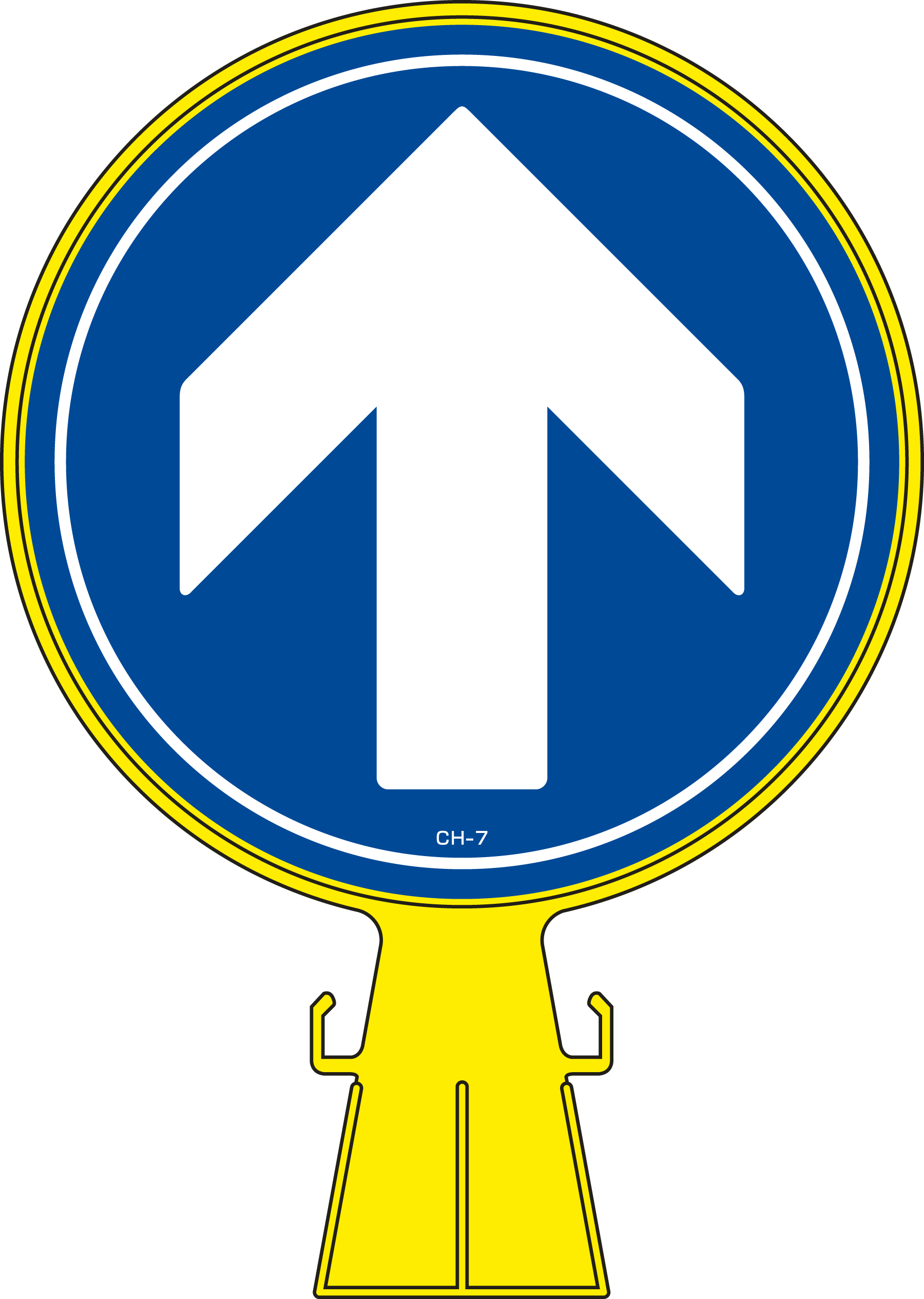 コーンヘッド標識  119007　CH-7