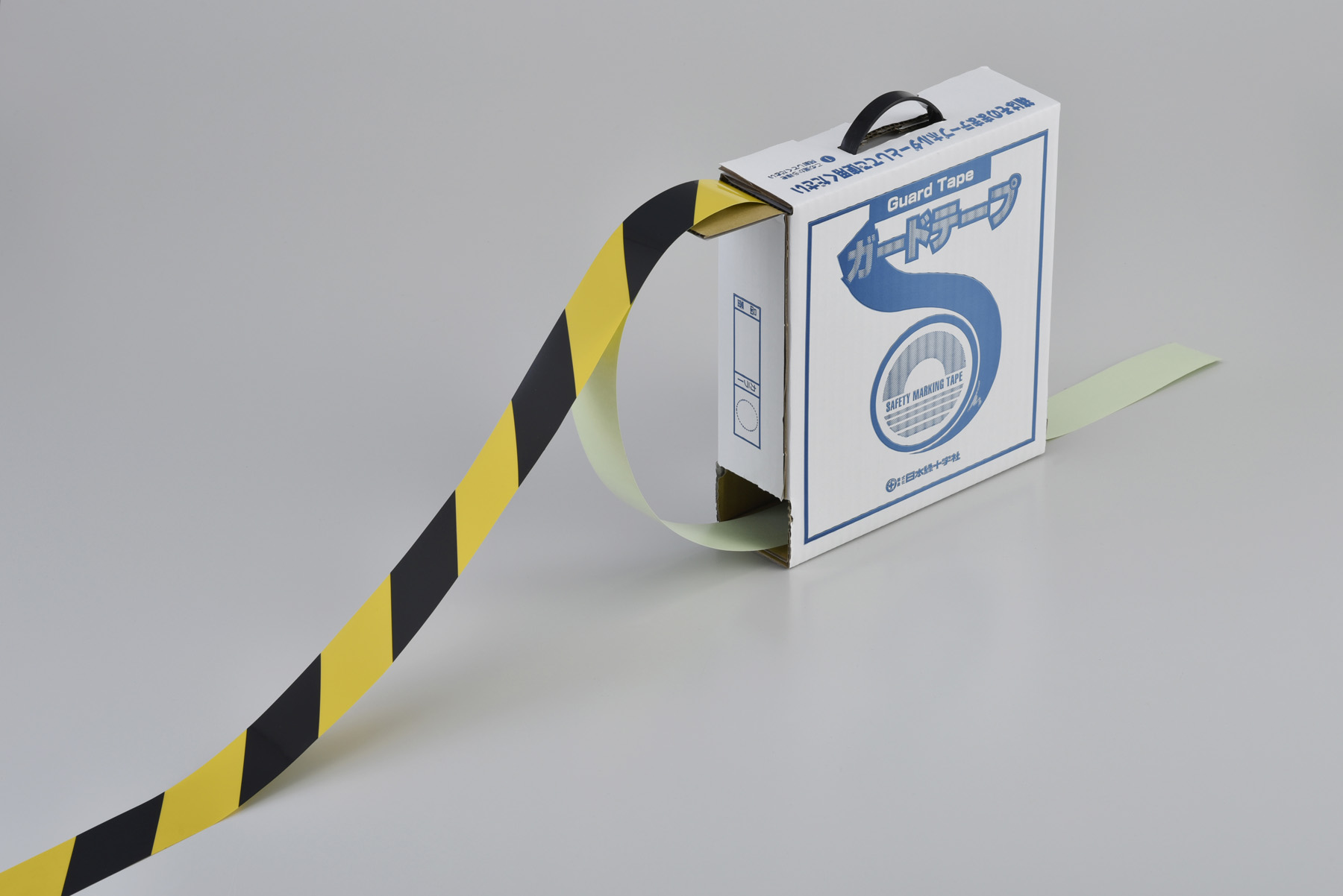ガードテープ 黄/黒 148062 GT-501TR,（安全標識・安全用品 日本緑十字