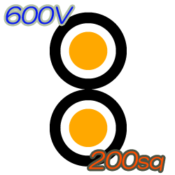 600V CVD 200sq  100m