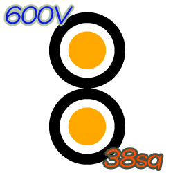 600V CVD 38sq  100m