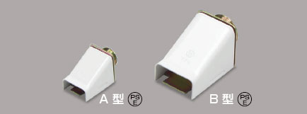 B2132　メタルエフモールB型　ストレートボックスコネクタ　1箱(4個入)