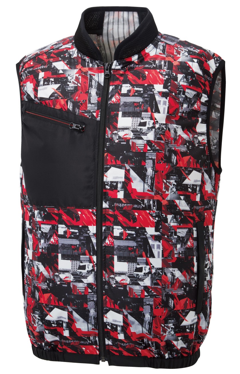 JAPPY 空調風神服　グラフィック赤 ＫＦ９２３５２－Ｒ３Ｌ－ＪＰ