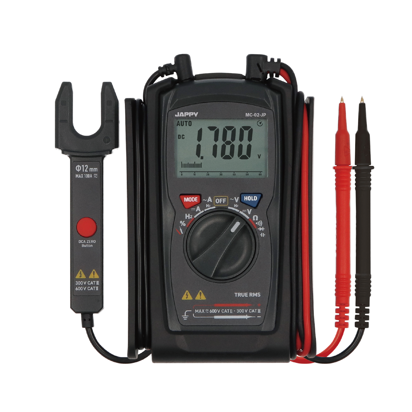 JAPPY クランプデジタルマルチメータ ＭＣ－０２－ＪＰ