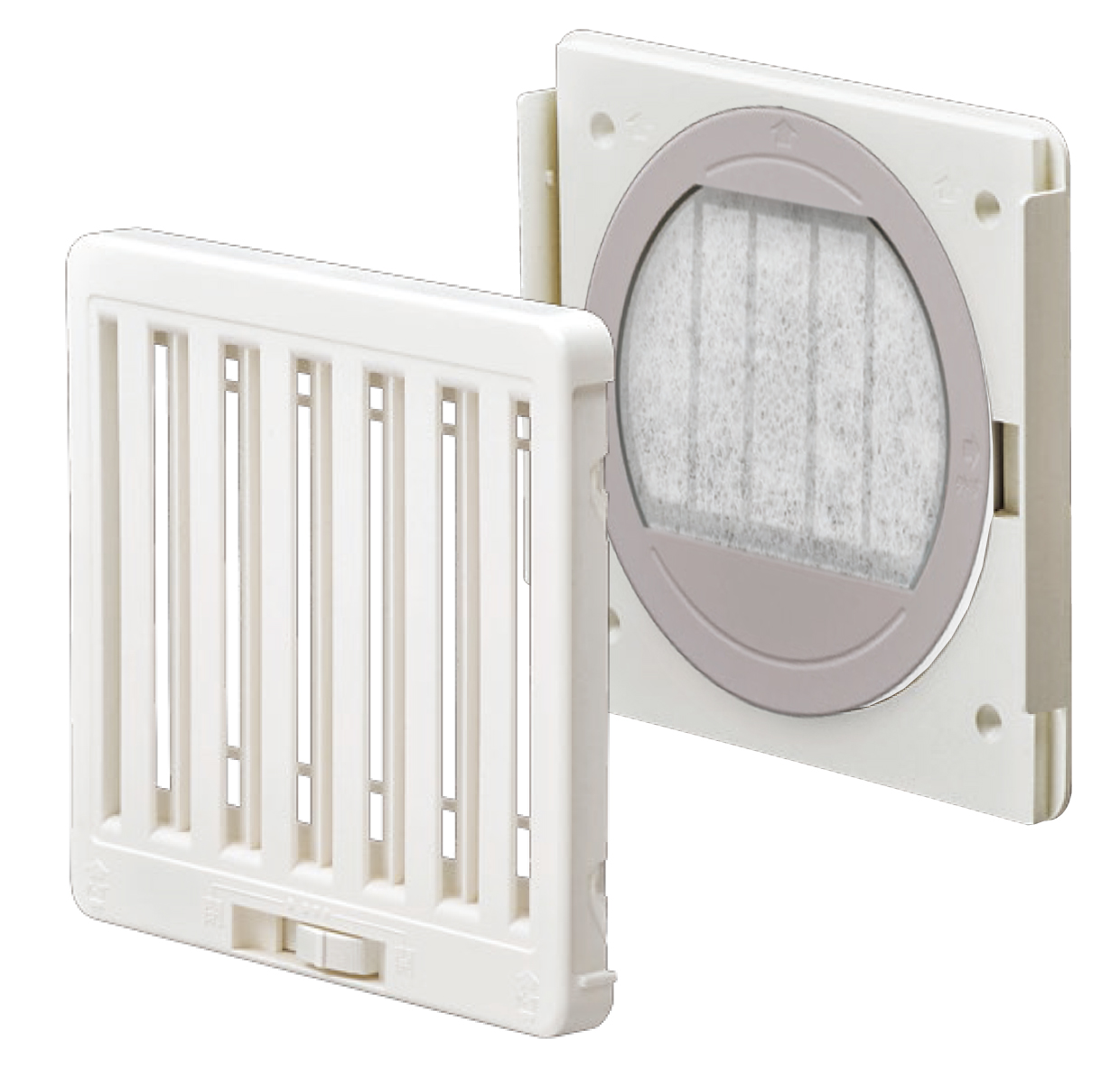 JAPPY 換気用樹脂製レジスター ＪＫＳ１５０ＦＷＨ