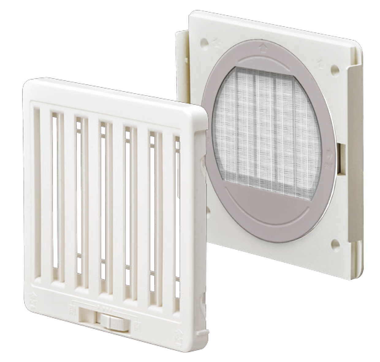 JAPPY 換気用樹脂製レジスター ＪＫＳ１００ＭＷＨ