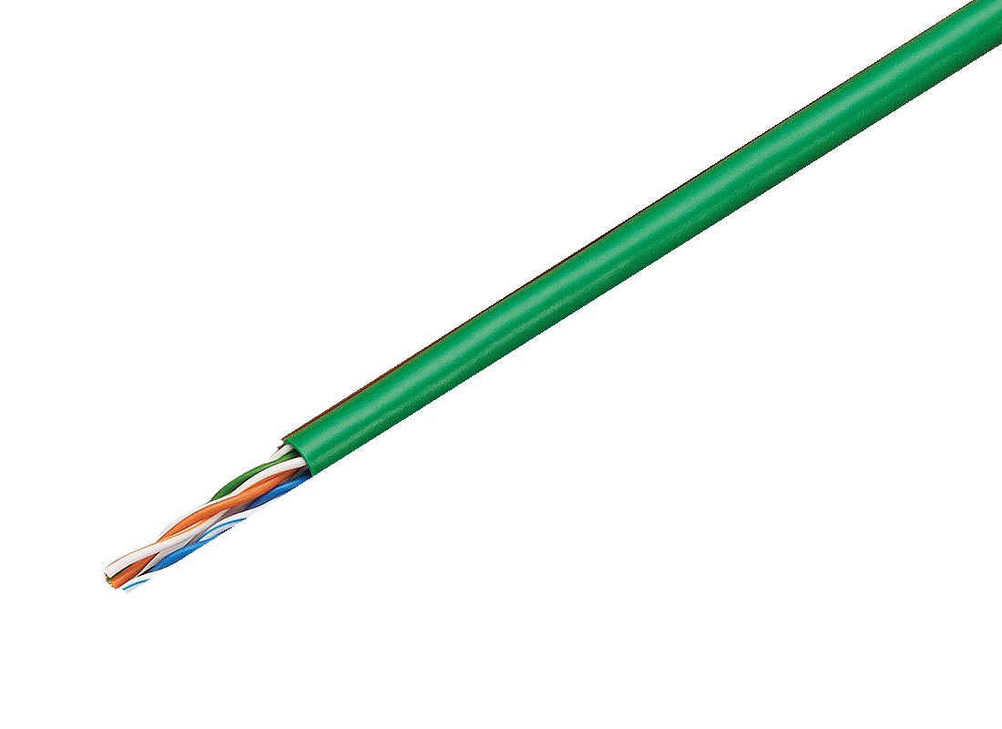 JAPPY Ｃａｔ５ｅ　ＬＡＮケーブル ＴＰＣＣ５　０．５ｍｍ×４Ｐ　緑ＪＰ