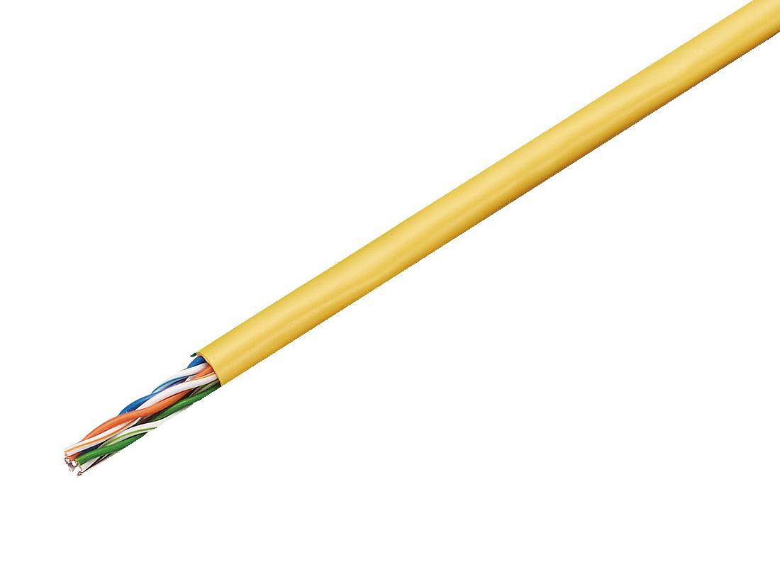 JAPPY Ｃａｔ５ｅ　ＬＡＮケーブル ＴＰＣＣ５　０．５ｍｍ×４Ｐ　黄ＪＰ