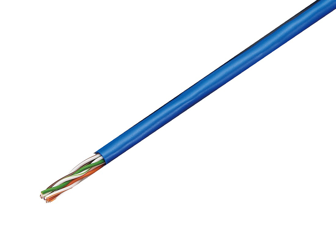 JAPPY Ｃａｔ５ｅ　ＬＡＮケーブル ＴＰＣＣ５　０．５ｍｍ×４Ｐ　青ＪＰ