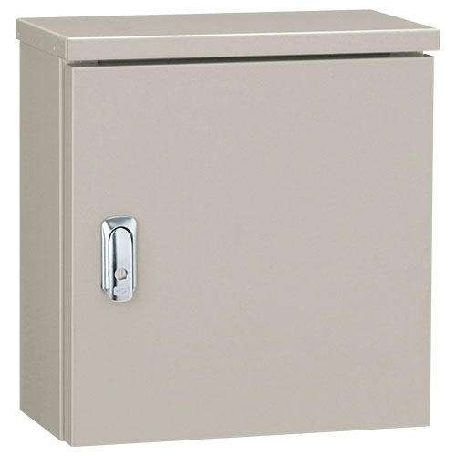 OAS16-23　屋外用小型ボックス（防塵、防水パッキン付）鉄製基盤付