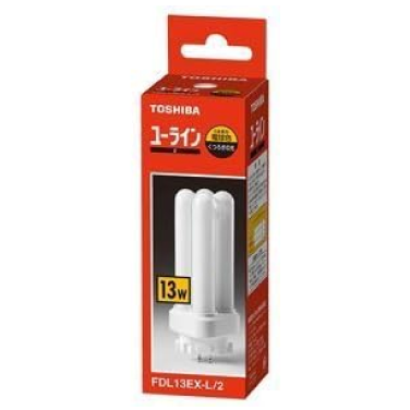 【在庫限り品】ユーライン　3波長形電球色　メーカー:東芝　型式:FDL13EX-L-GU-T