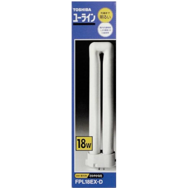 【在庫限り品】ユーライン　3波長形昼光色　メーカー:東芝　型式:FPL18EX-D