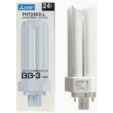 【在庫限り品】コンパクト形蛍光灯24W　昼白色　メーカー:三菱　型式:FHT24EX-N